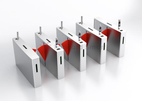 Buy Flap Swing QR Reader Anti Pinch Access Control Turnstile at wholesale prices