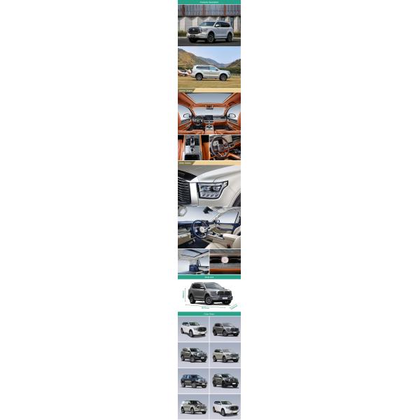 2024 High Speed Gas Car Fuel Energy Car with GPS Navigation System Changcheng 3.0T Tank 500 Sports Version and 5 Seats