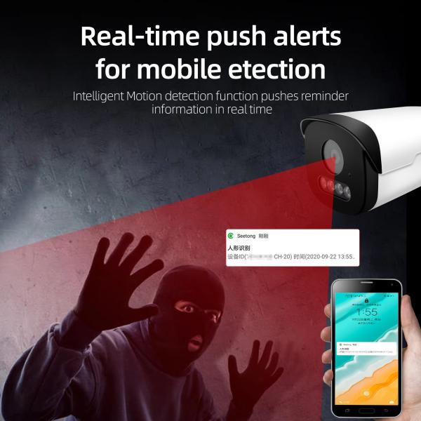 CCTV Camera Human Motion Waterproof IP Bullet Camera Outdoor P2P 2k Full Color Bullet Security Network Camera