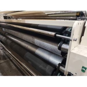 Automatic Toilet Tissue Paper Rewinding Machine With Glue Lamination