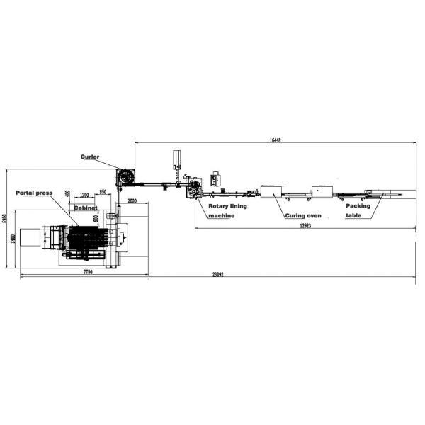 CE Certificate Automatic Tin Can Making Machine 1100×1100mm Sheet Size