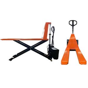 China 1500kg Portable Hydraulic Table 800mm Lifting Height  Scissor Pallet Truck on sale
