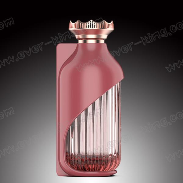 Customized Logo Round Spirits Glass Bottle Clear Empty 700ml