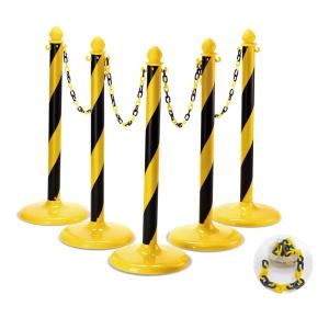 Quality Multifunctional Plastic Screw Post After Yellow / Black Road Safety for sale