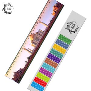 Custom 5.4x31cm Mcdonald Lake 3d Lenticular Ruler PET Material For Student