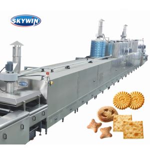 Full Automatic 1500kg/H Skywin Biscuits Making Machine Multifunctional
