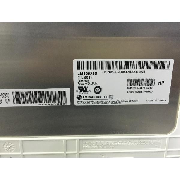15.0" 1024x768 250cd/M2 Tft Lcd Screen 85PPI LM150X08-TL01 65/65/45/55 (Typ.)(CR≥10)