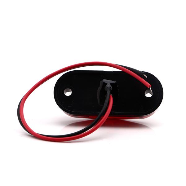 12V 2pcs Trailer Automotive Side Marker Light , 80lm Emergency Vehicle Lighting