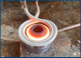 40kw Medium Frequency Induction Heating Machine For Metal Melting Quenching