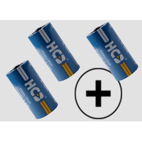 3.6V Fat A 4000mAh ER18505 Li-SOCl2 Battery , Primary Cell Battery For AMR AMI