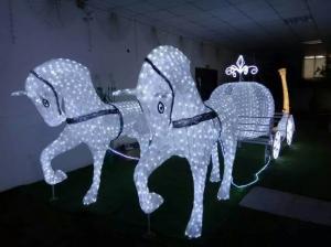 Quality Led christmas horse carriage cinderella carriage for sale