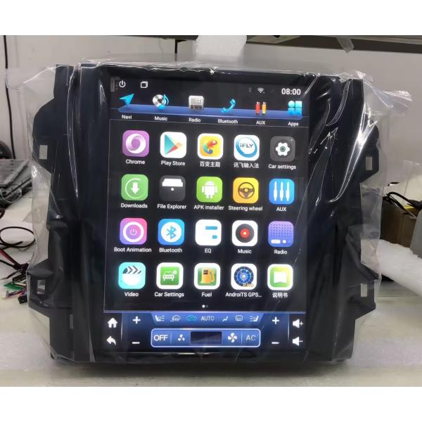 Toyota Fortuner Car Vertical Screen Android Compatible With Car Audio System