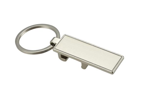 Buy Laser Engraving Metal Bottle Opener Rectangle Multifunction Keychain at wholesale prices
