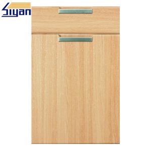 China Flat MDF Kitchen Cabinet Doors Wood Grain With 450*678mm Size , OEM Service on sale