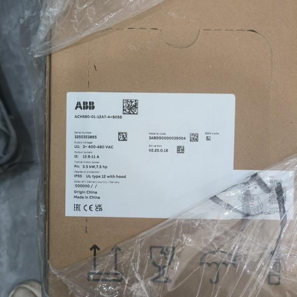 ABB ACH580-01-12A7-4+B056+J400 3AXD50000039004 Frequency Inverter Drive 3P 5.5 KW 12.6A 400V