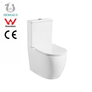 Quality Siphonic P/S Trap Ceramic Two Piece Toilet Bowl Sanitary Ware WC Customized for sale