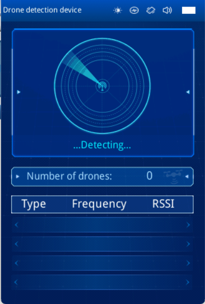 Long Range 3KM Drone Detector Portable For Tactical Early Warning Anti FPV