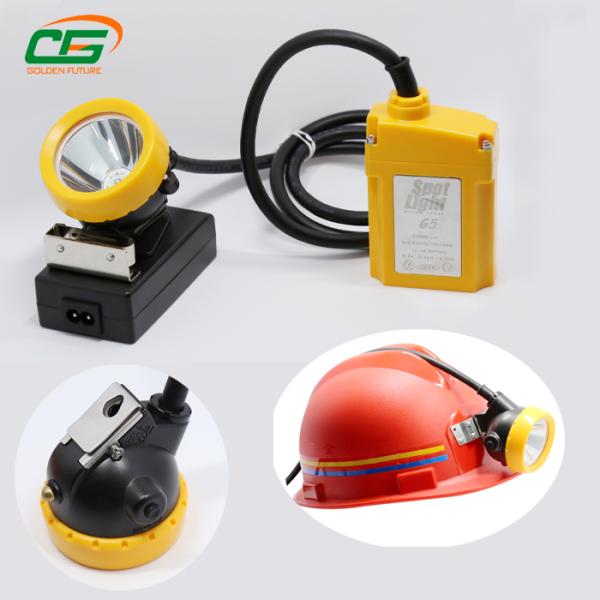 120 lumens led rechargeable waterproof ip65 underground cord mining cap lamp