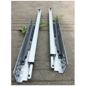 Quality Metal Steel Slow Close Drawer Runners Running Smoothly Wide Application for sale