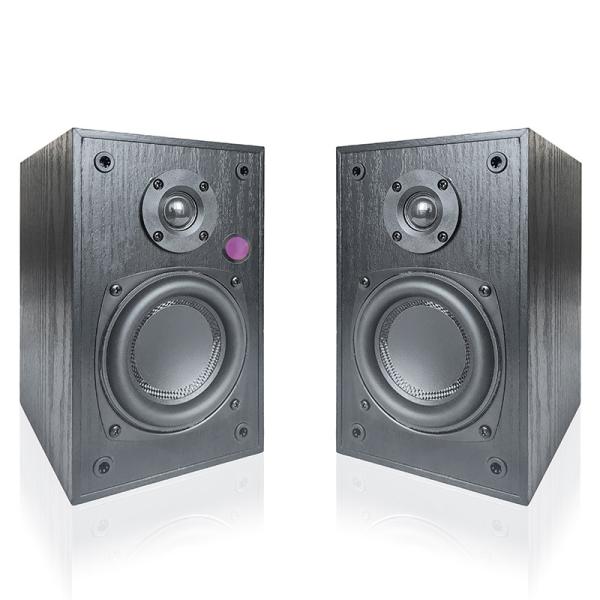 Powered Bookshelf Speakers With Amplifier For Turntable TV PC Bluetooth 5 RCA And Aux