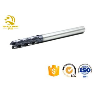 4 Flutes Tungsten Carbide CNC End Mill Cutter High Hardness Anti - Breakage Edge