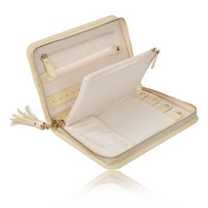 China Vegan Leather Jewelry Travel Bag Storage Organizer Case 9x6x1.5 on sale