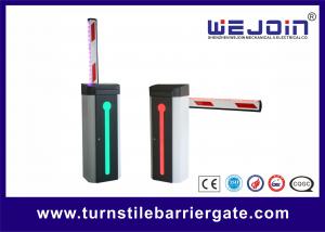 Quality Traffic Barrier Gate with Traffic Light Housing and LED Boom For Entrance and Exit Security System for sale