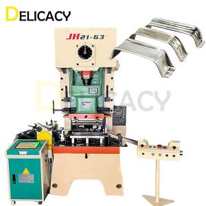 China Automatic Tin Can Making Machine 4L Rectangular Can Top Handle Making Line on sale