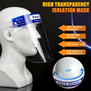 Disposable Transparent Face Shield Anti Saliva Simple Buckle Design