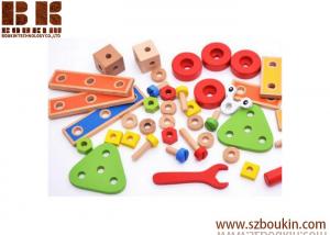 China 3D Wooden DIY puzzle  Educational Toys  for kids  Children Early Teaching Tear Open Outfit Wooden on sale