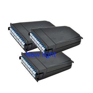 China MTP MPO Cassette Module With Patch Cord Connector And Corning Fiber Optic Cable on sale