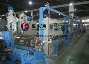 China Fuchuan Low Smoking  Extruder Machine With Screw Dia 70mm For Wire Dia 1.5-12mm on sale