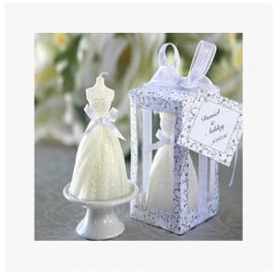 China New creative promotion gift product wedding gift party festival wedding dress candle on sale
