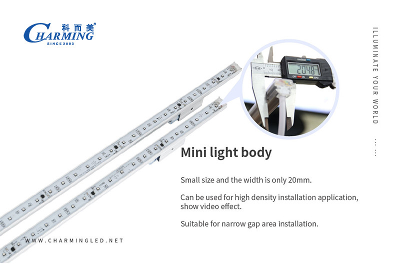 Cabling Design U20 LED Strip Light Waterproof For Outdoor Building Facade