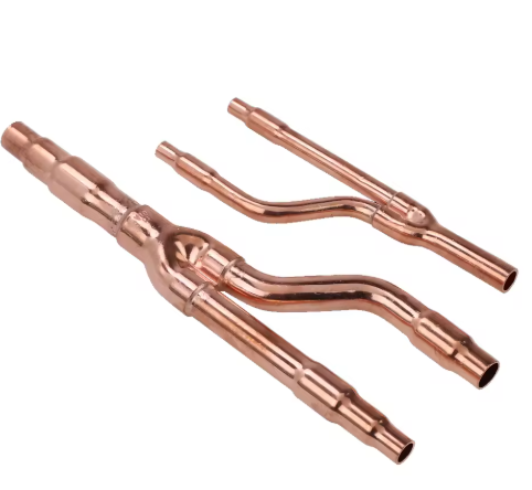Hailiang Copper VRF Y Branch Pipe 150-400mm for AC Refrigeration