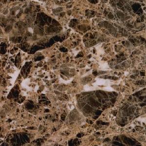 Quality Dark Emperador White Marble Kitchen Worktops , Natural Marble Cabinet Tops for sale