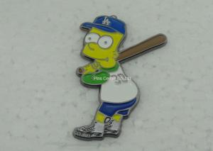 China Brass Baseball Soft Enamel Pin for Religious / Memorial Custom Shaped on sale