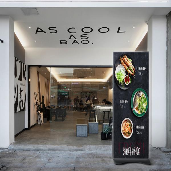 WIFI 4G Indoor Full Color Poster LED Display P2 P2.5 Floor Standing Digital Screen SDK Poster LED Screen