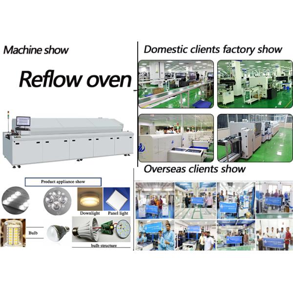 3000mm Length SMT Reflow Oven Hot Air Heating For Molting Solder Paste