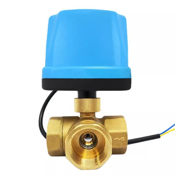 DC24V 12V AC110V 220V Solenoid Globe Valve , 3 Way Water Solenoid Valve 12v