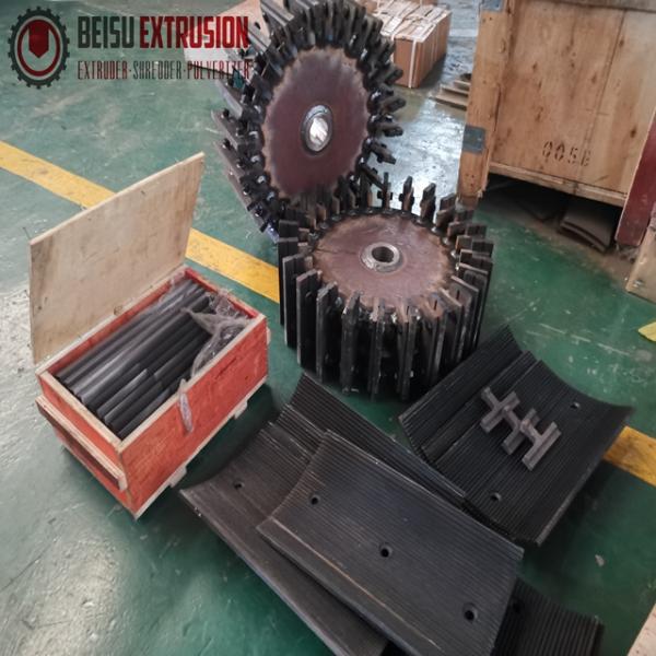 30mesh Rotary And Fixed Pulverizer Blade Plastic Machine Parts