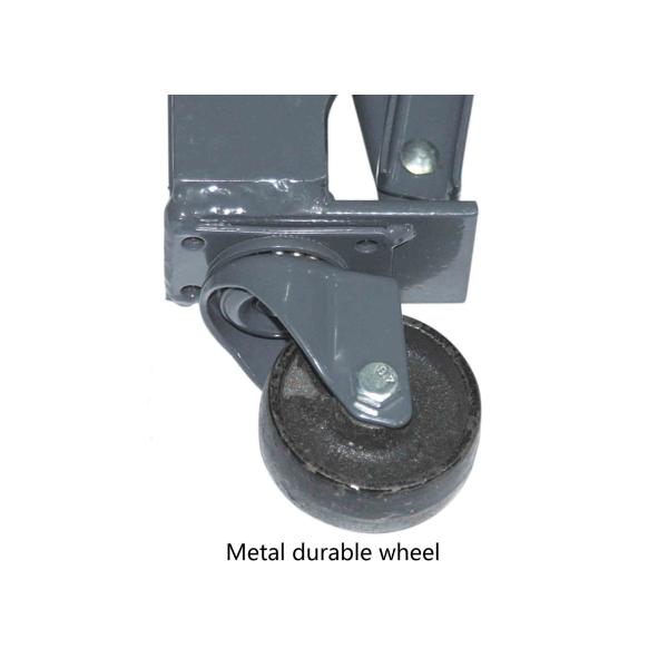 Grey Steel Folding Security Gates For Business Metal Scissor Gate Unassembled