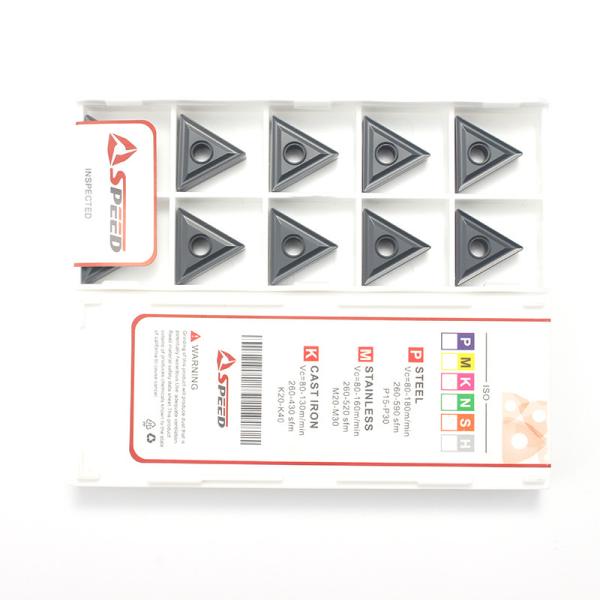 Speed TNMG160404 Wear Resistant Tungsten Carbide Turning Inserts Great For Cast Iron