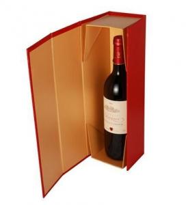 Quality 1 Bottle Foldable Wine Box Customized According To Any Color for sale