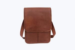 China Craft Cm Leather Unisex PostmanCrossbody Shoulder Real Leather Handbags OEM on sale