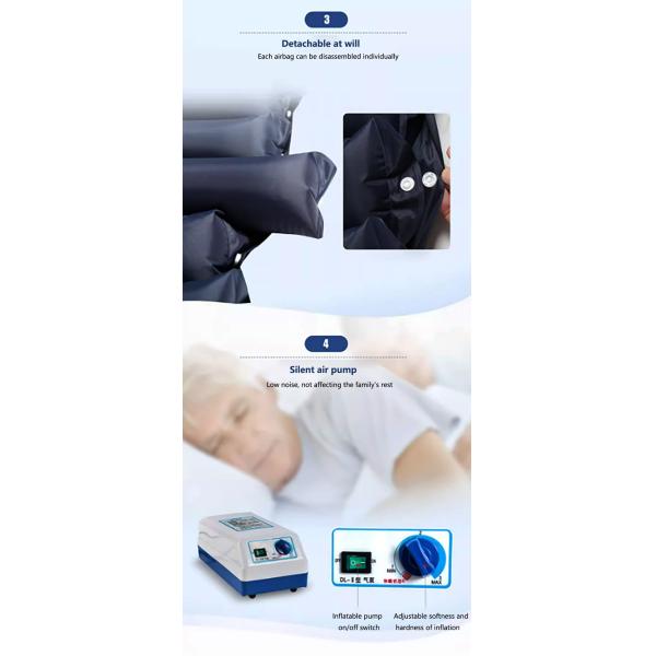 Multi Functional Medical Bed Air Mattress YFH-CR003 With Silent Inflatable Cushion And Air Circulation