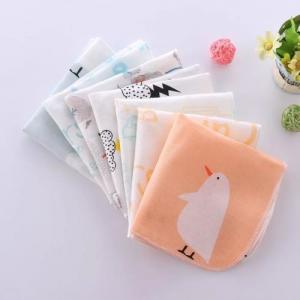 Quality MFC 015 	Pure Cotton Handkerchiefs Face Wash Cloth Muslin Face Makeup Removal for sale