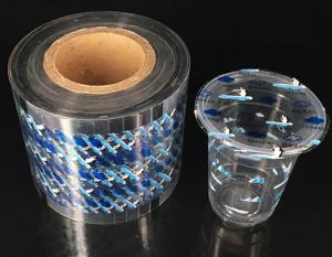 Quality Mineral Water Custom Sealing Film Plastic Cup Printed PP PET Seal Film for sale