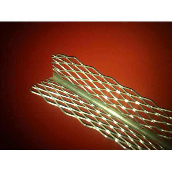 Diamond Mesh Plaster Angle Bead , 30mm Wings Galvanized Corner Bead