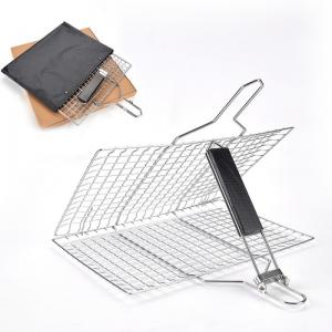 China 34cm Barbeque Grill Net Welded Bbq Grill Net Stainless Steel on sale